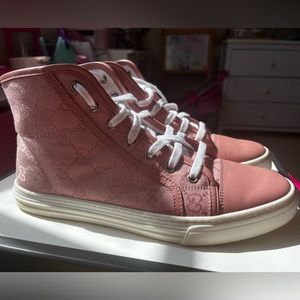 Women’s GUCCI GG PINK  Canvas Sneakers